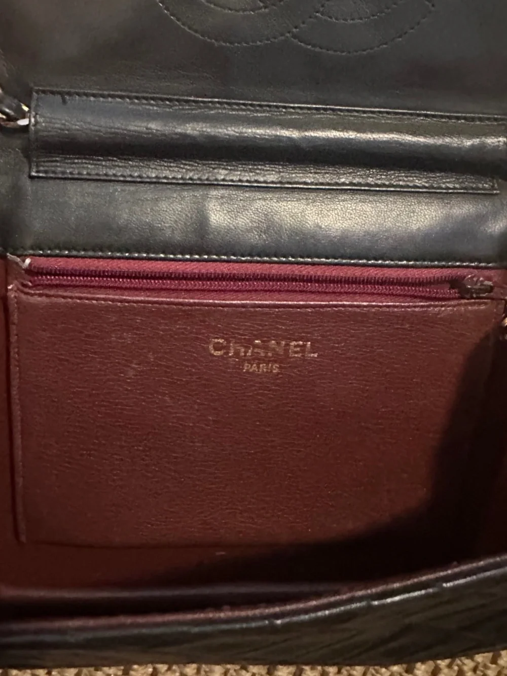 Chanel Classic Flap Chain Strap Bag in Quilted Lambskin Leather